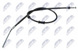 NTY PARKING BRAKE CABLE FIAT PANDA 03- /REAR RIGHT BĘBNY/