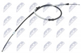 NTY PARKING BRAKE CABLE FIAT DOBLO 01- /REAR L, P/