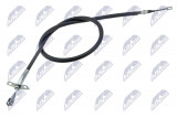 NTY PARKING BRAKE CABLE MERCEDES SPRINTER 97-06, VW LT II 96-06 /REAR L,P TARCZE OŚ 3000MM/