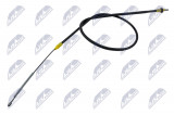 NTY PARKING BRAKE CABLE PEUGEOT 206 98-06 /REAR L,P, BĘBNY/
