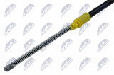 NTY PARKING BRAKE CABLE PEUGEOT 206 98-06 /REAR L,P, BĘBNY/