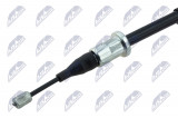 NTY PARKING BRAKE CABLE OPEL CORSA C 00-06, TIGRA 04-10 /REAR LEFT,BĘBEN/