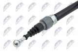 NTY PARKING BRAKE CABLE SKODA FABIA I,II 99-14, SEAT IBIZA III 02-09, CORDOBA 02-09, VW POLO 95-09 /L,P, TARCZE/