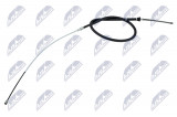 NTY PARKING BRAKE CABLE SKODA FABIA I 99-08, VW POLO 01-07 /L,P, BĘBNY/