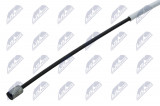 NTY PARKING BRAKE CABLE SKODA FABIA I 99-08, VW POLO 01-07 /L,P, BĘBNY/