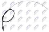 NTY PARKING BRAKE CABLE SKODA ROOMSTER 06- /L,P , TARCZE/