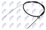 NTY PARKING BRAKE CABLE VW POLO III,IV 94-12, SEAT II 93-02, CORDOBA 93-02 /L,P/