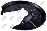 NTY DISC BRAKE DUST SHIELD AUDI A4 00-08 BRAKE DISC HAMULCOWA 255MM /REAR, LEFT/