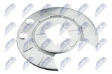 NTY DISC BRAKE DUST SHIELD TESLA MODEL S 13-, MODEL X 15- GRUBOŚĆ 17,4MM /REAR, LEFT/