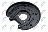 NTY DISC BRAKE DUST SHIELD MITSUBISHI COLT 04-, SMART FORFOUR 04- /REAR, L/R/
