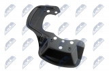 NTY DISC BRAKE DUST SHIELD OPEL ASTRA F 91- 100MM /FRONT, LEFT/