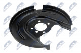NTY DISC BRAKE DUST SHIELD SKODA OCTAVIA III 12-, SEAT LEON 12- /REAR, LEFT/