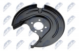 NTY DISC BRAKE DUST SHIELD SKODA OCTAVIA III 12-, SEAT LEON 12- /REAR, RIGHT/