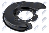 NTY DISC BRAKE DUST SHIELD TOYOTA LANDCRUISER 80 (J8) 4.2TD, 4.2TD 24V, 4.5 24V 90-01 /LEFT, FRONT/
