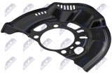 NTY DISC BRAKE DUST SHIELD TOYOTA AURIS 07-12, COROLLA 07-12 /FRONT, LEFT/