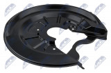 NTY DISC BRAKE DUST SHIELD VW GOLF V 03-10, JETTA III 04-13, TOURAN 03-15, SKODA SUPERB II 08-15 TARCZE 282MM /RIGHT, REAR/
