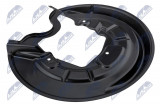 NTY DISC BRAKE DUST SHIELD VW GOLF V (1K1) 03-10, CADDY III 04-15, SKODA OCTAVIA II (1Z3) 04-13 TARCZE 260MM /RIGHT, REAR/