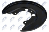 NTY DISC BRAKE DUST SHIELD VW GOLF IV 4WD 98-05, BORA 4WD 98-05, AUDI A3 4WD 96-03, TT 4WD -06, SKODA OCTAVIA 4WD -06, SEAT LEON 4WD -06 BRAKE DISC HAMULCOWA 256MM /REAR, L/R/