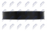 NTY CRANKSHAFT PULLEY ENGINE PEUGEOT 207 1.4,1.6 07-, 308 1.6 07-, CITROEN C3/C4/C5 1.4VTI, 1.6VTI 08-, MINI ONE R56 1.4,1.6 06-