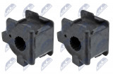 NTY REAR STABILIZER BUSHING 2PCS TOYOTA AVENSIS 97-03 /BEZ PLASTIKOWYCH WKŁADÓW/