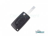 Key Remote Shell Citroen C2, C3, C4, C5, C6 With Light Symbol - 3 Buttons