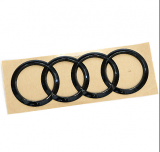 8W9071802,rear badge Audi A6 black Gloss original part,AUDI