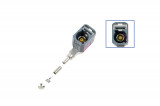 FAKRA socket - angled Plug: Coding G / blue grey