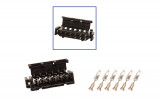 Repair kit connector 6 pin 893 971 636 plug housing for VW Audi Seat Skoda Cross section: 0.5-1.0mm², Version: Connector + Terminal