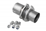 Pipe with flange incl. attachments for sound actuator 