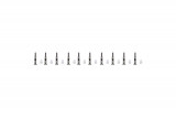 Tinned 2.8 male contact, 1.5 - 2.5 mm² Quantity: 10 pieces