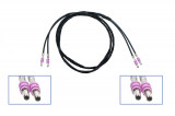 Fakra-cable 2x male to 2x male Cable length: 0,3m