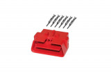 OBD diagnostic connector 16 pin incl. 6 contacts 