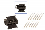 Repair kit connector 12 pin 6Q0 972 736 socket housing for VW Audi Seat Skoda Cross section: 0.5-1.0mm², Version: Connector + Terminal
