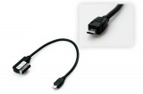 Micro USB connection cable for Audi AMI, VW MEDIA IN 