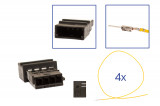 Repair kit connector 4 pin 8E0 972 643 socket housing for VW Audi Seat Skoda Cross section: 0.75mm², Version: Assembled Harness