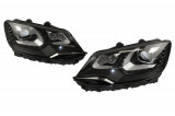 Bi-Xenon Headlights LED DRL for VW Sharan 7N - without electronic damper control 