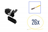 Repair kit connector 26 pin 7L6 972 726 plug housing for VW Audi Seat Skoda RNS 510 Cross section: 0.5mm², Version: Assembled Harness