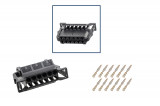 Repair kit connector 12 pin 3B0 972 726 / 6Q0 972 726 plug housing for VW Audi Seat Skoda Cross section: 0.5-1.0mm², Version: Connector + Terminal