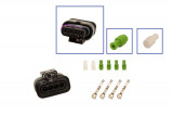 Repair kit connector 4 pin 4H0 973 704 plug housing for VW Audi Seat Skoda Cross section: 0.5-1.0mm², Version: Connector + Terminal