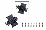 Repair kit connector 8 pin 1J0 972 724 / 191 972 724 plug housing for VW Audi Seat Skoda Cross section: 1.5-2.5mm², Version: Connector + Terminal