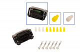 Repair kit connector 6 pin 7M0 973 119, A210 540 36 81, 61 13 8 383 300 plug housing for VW Audi Seat Skoda Cross section: 0.5-1.0mm², Version: Connector + Terminal