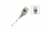 FAKRA socket - angled Plug: Coding B / cream white