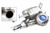 Original rear silencer right incl. sound generator for Audi A6, A7 4G Model year: up to model year 2014