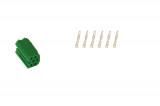 Repair kit connector 6 pin for MINI ISO connector housing Cross section: 0.5-1.0mm², Version: Connector + Terminal
