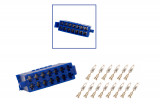 Repair kit connector 14 pin 357 919 971 D plug housing for VW Audi Seat Skoda Cross section: 0.5-1.0mm², Version: Connector + Terminal