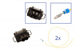 Repair kit connector 2 pin 357 972 752,  A 007 545 16 26 plug housing for VW Audi Seat Skoda Cross section: 0.5mm², Version: Assembled Harness