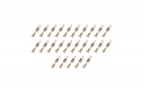 JPT junior power timer ISO Doubleflat Feather, Spring Contact 0.5 - 1,0 mm² Quantity: 25 pieces