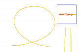 Repair cable, single cable Flat pin 2.8 as 000 979 103 E Version: Single sided equipped