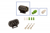 Repair kit connector 3 pin 3C0 973 203 MLK coupling for VW Audi Seat Skoda Cross section: 0.5mm², Version: Connector + Terminal