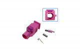 FAKRA pen - male Plug: Coding H / heather violet
